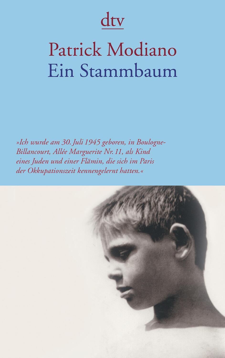 Cover: 9783423144353 | Ein Stammbaum | Patrick Modiano | Taschenbuch | Deutsch | 2014
