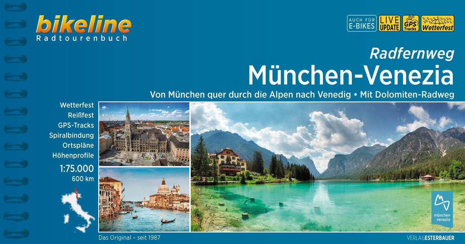 Cover: 9783711101488 | Radfernweg München-Venezia | Esterbauer Verlag | Taschenbuch | 180 S.