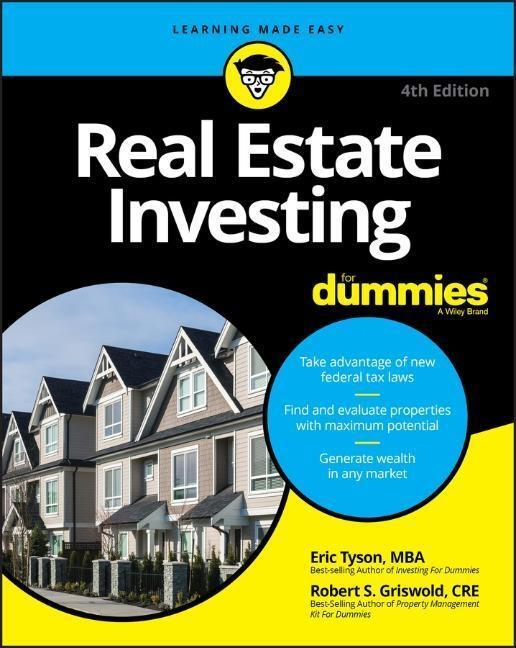 Cover: 9781119601760 | Real Estate Investing For Dummies | Eric Tyson (u. a.) | Taschenbuch
