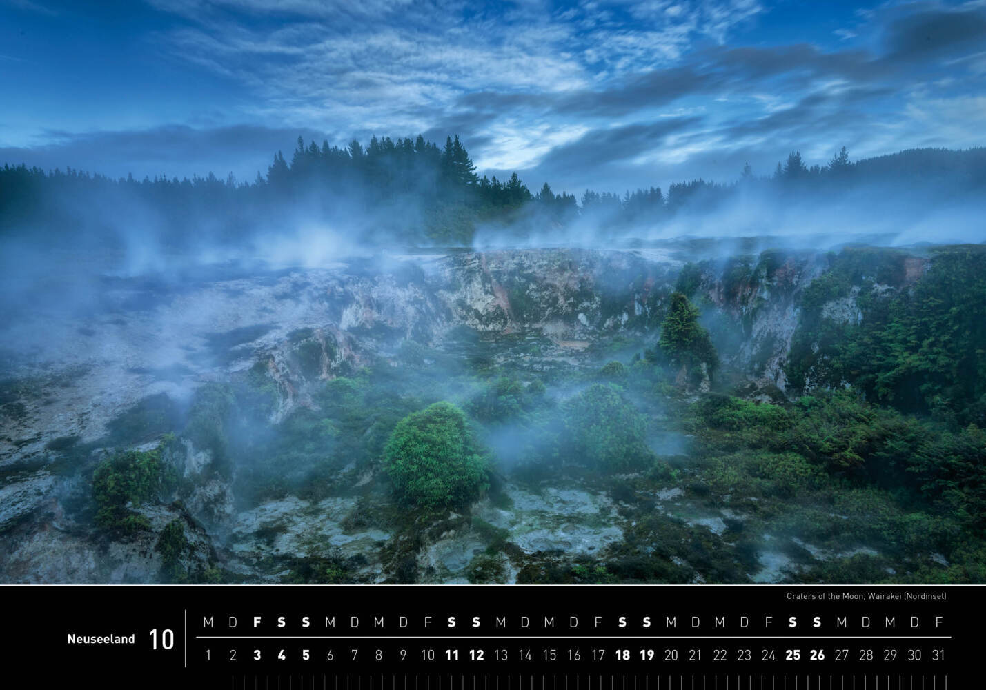 Bild: 9783968555133 | 360° Neuseeland Premiumkalender 2025 | Christian Heeb | Kalender