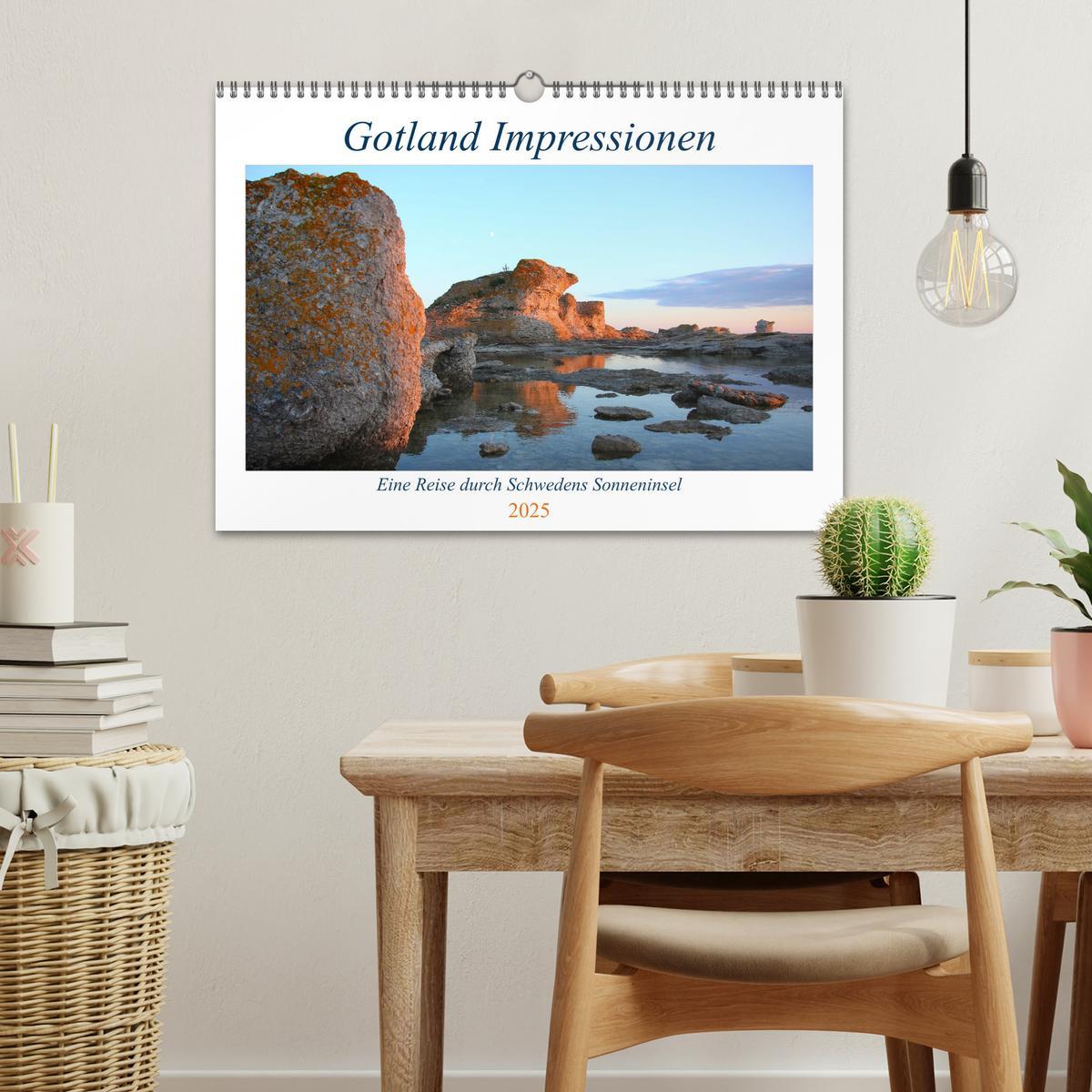 Bild: 9783435075249 | Gotland Impressionen (Wandkalender 2025 DIN A3 quer), CALVENDO...