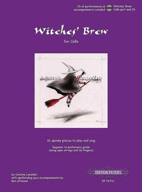 Cover: 9790577087580 | Witches' Brew for Cello -- 16 Spooky Pieces to Play and Sing [Incl....
