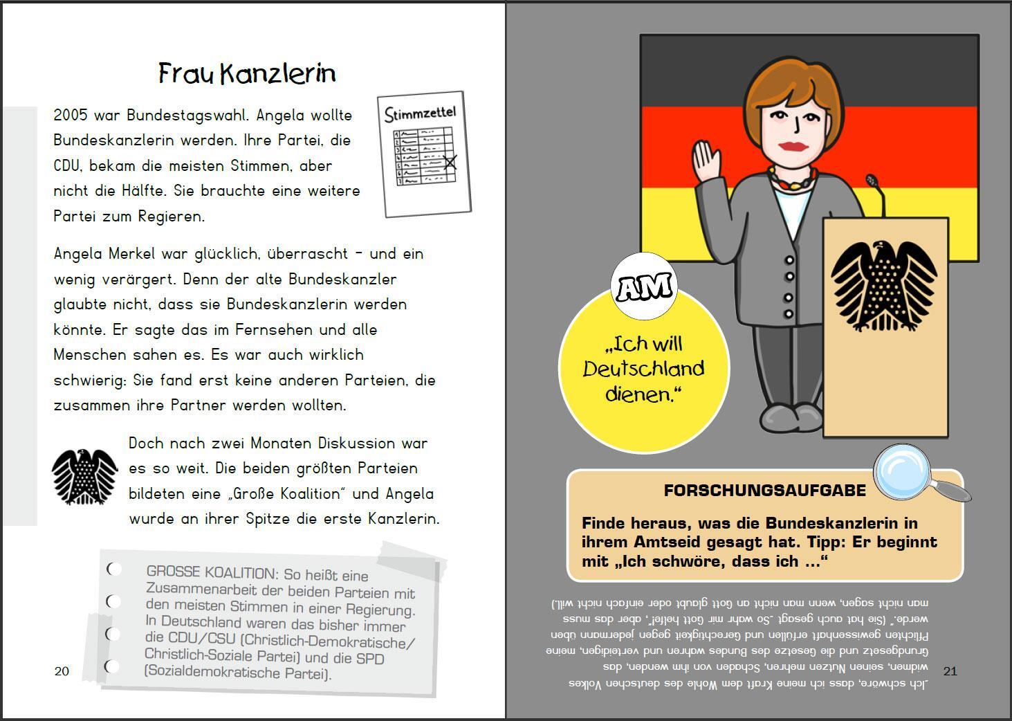 Bild: 9783990820728 | Angela Merkel - Die erste Bundeskanzlerin | Heike Wolter (u. a.)