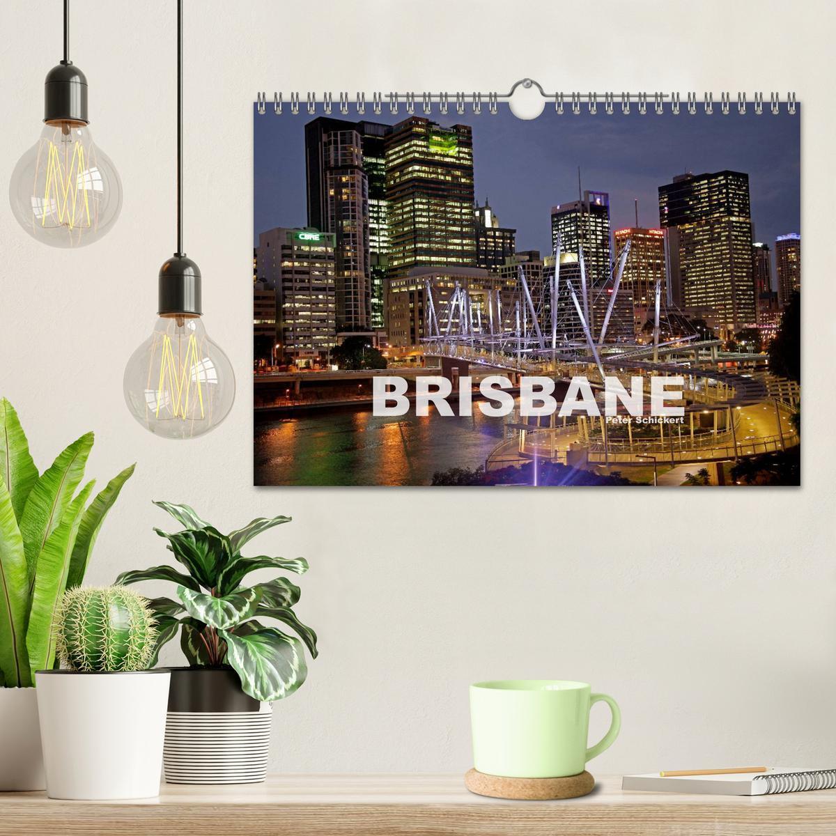 Bild: 9783435715602 | Brisbane (Wandkalender 2025 DIN A4 quer), CALVENDO Monatskalender