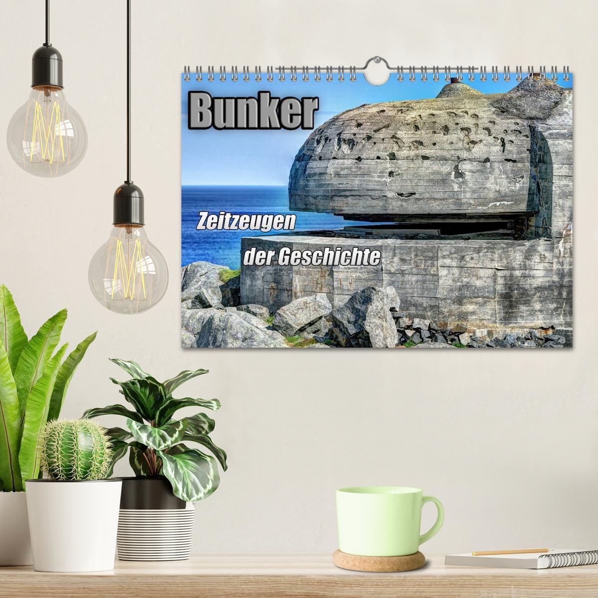 Bild: 9783435646029 | Bunker Zeitzeugen der Geschichte (Wandkalender 2025 DIN A4 quer),...