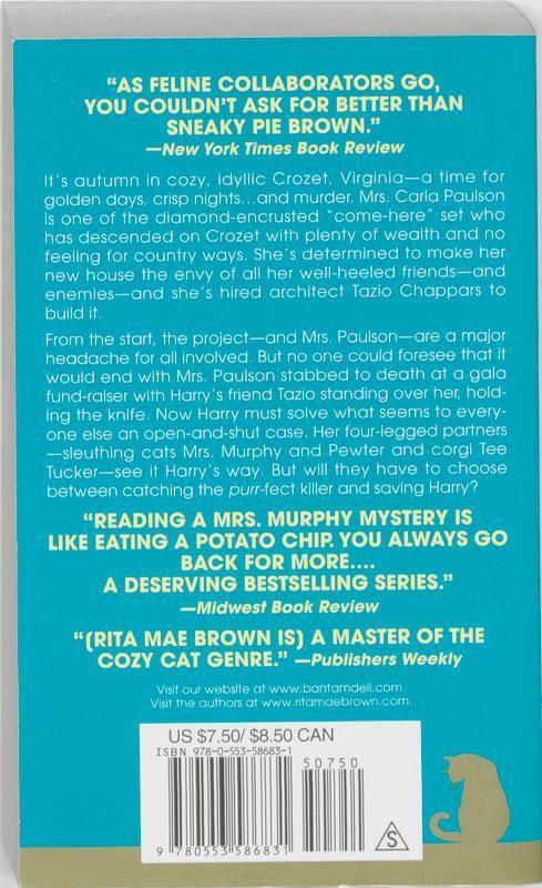 Rückseite: 9780553586831 | The Purrfect Murder | A Mrs. Murphy Mystery | Rita Mae Brown | Buch