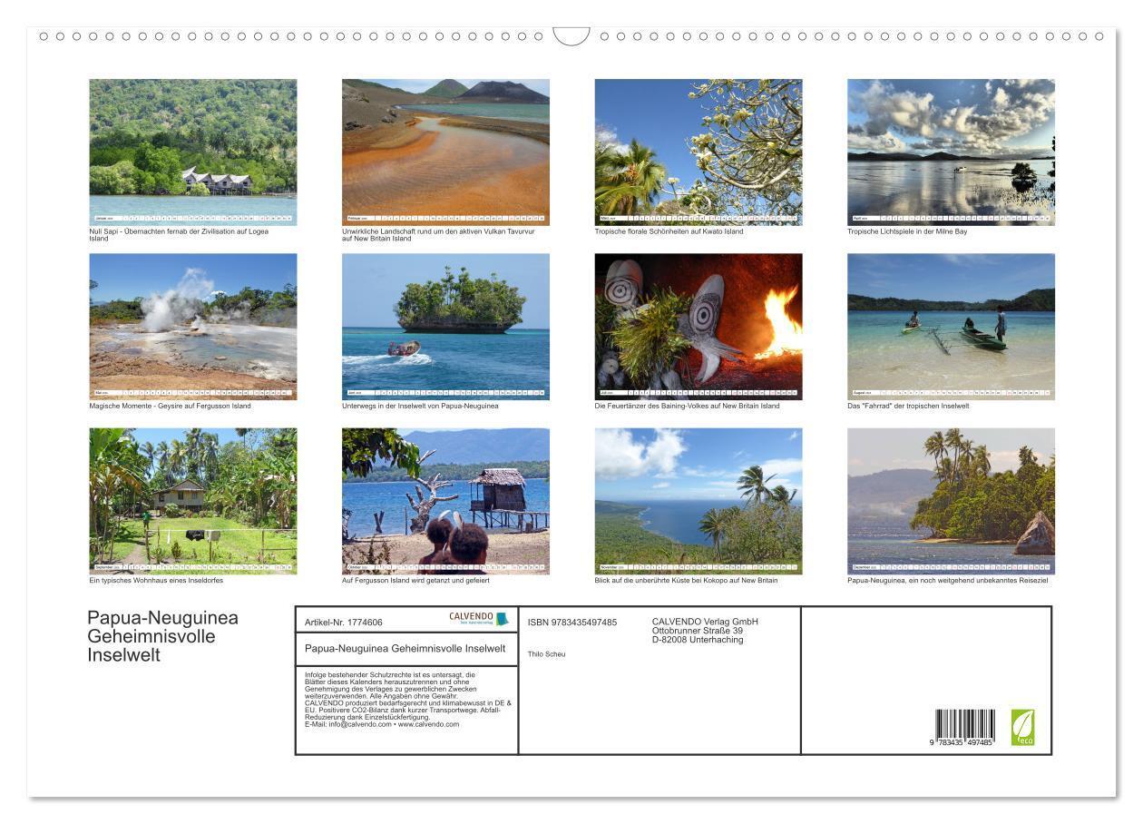 Bild: 9783435497485 | Papua-Neuguinea Geheimnisvolle Inselwelt (Wandkalender 2025 DIN A2...