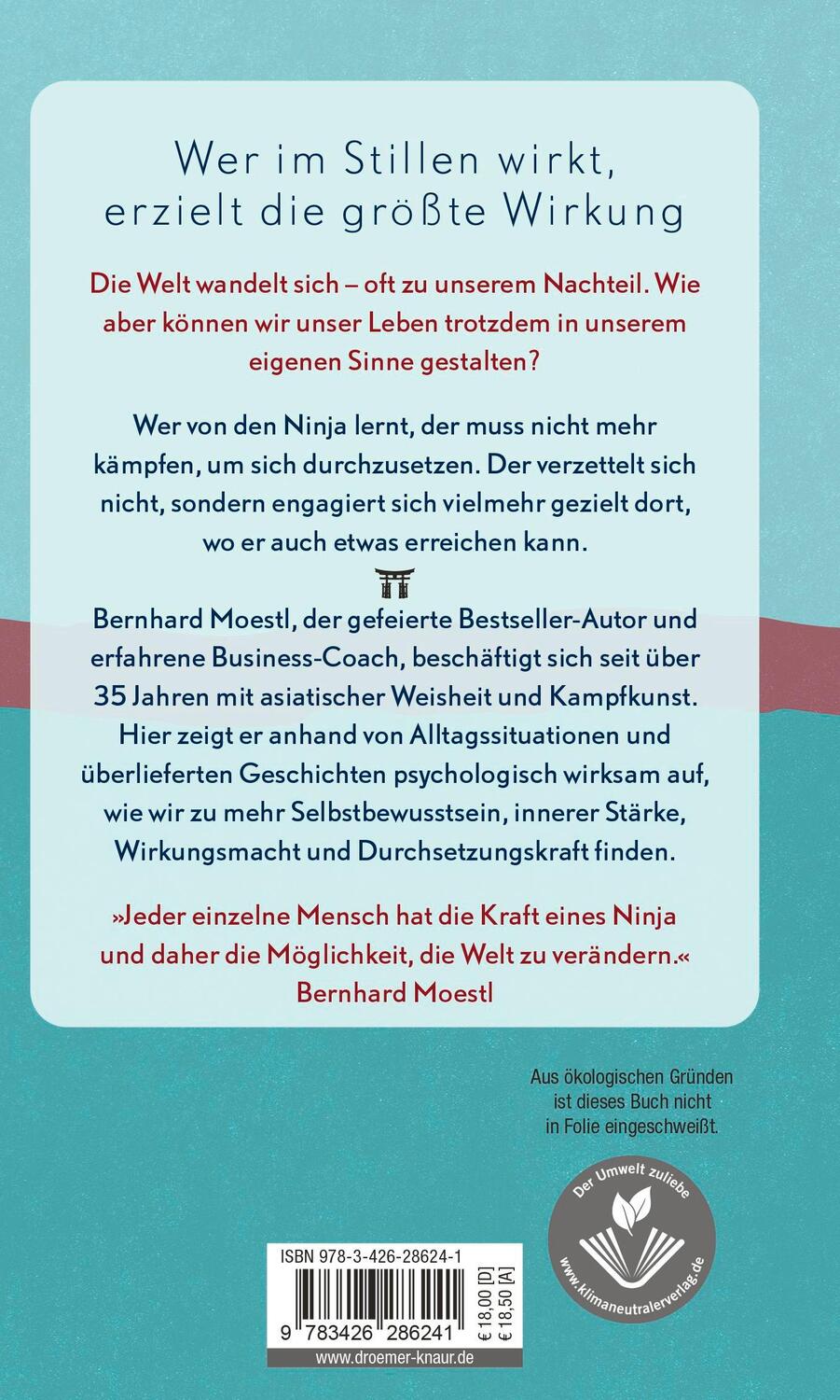 Rückseite: 9783426286241 | Das geheime Wissen der Ninja | Bernhard Moestl | Buch | 176 S. | 2023