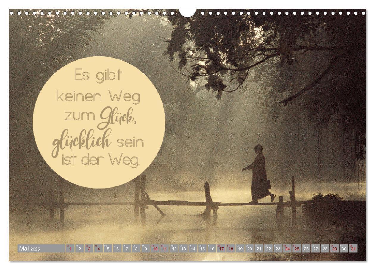 Bild: 9783435066964 | ACHTSAMKEIT - Wege des Glücks (Wandkalender 2025 DIN A3 quer),...