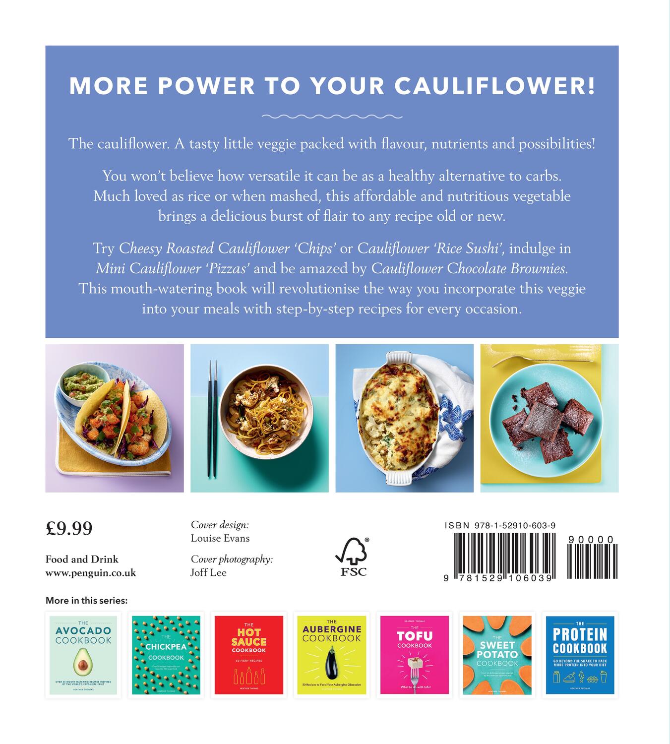 Rückseite: 9781529106039 | The Cauliflower Cookbook | Unleash the Cauli-power! | Heather Thomas