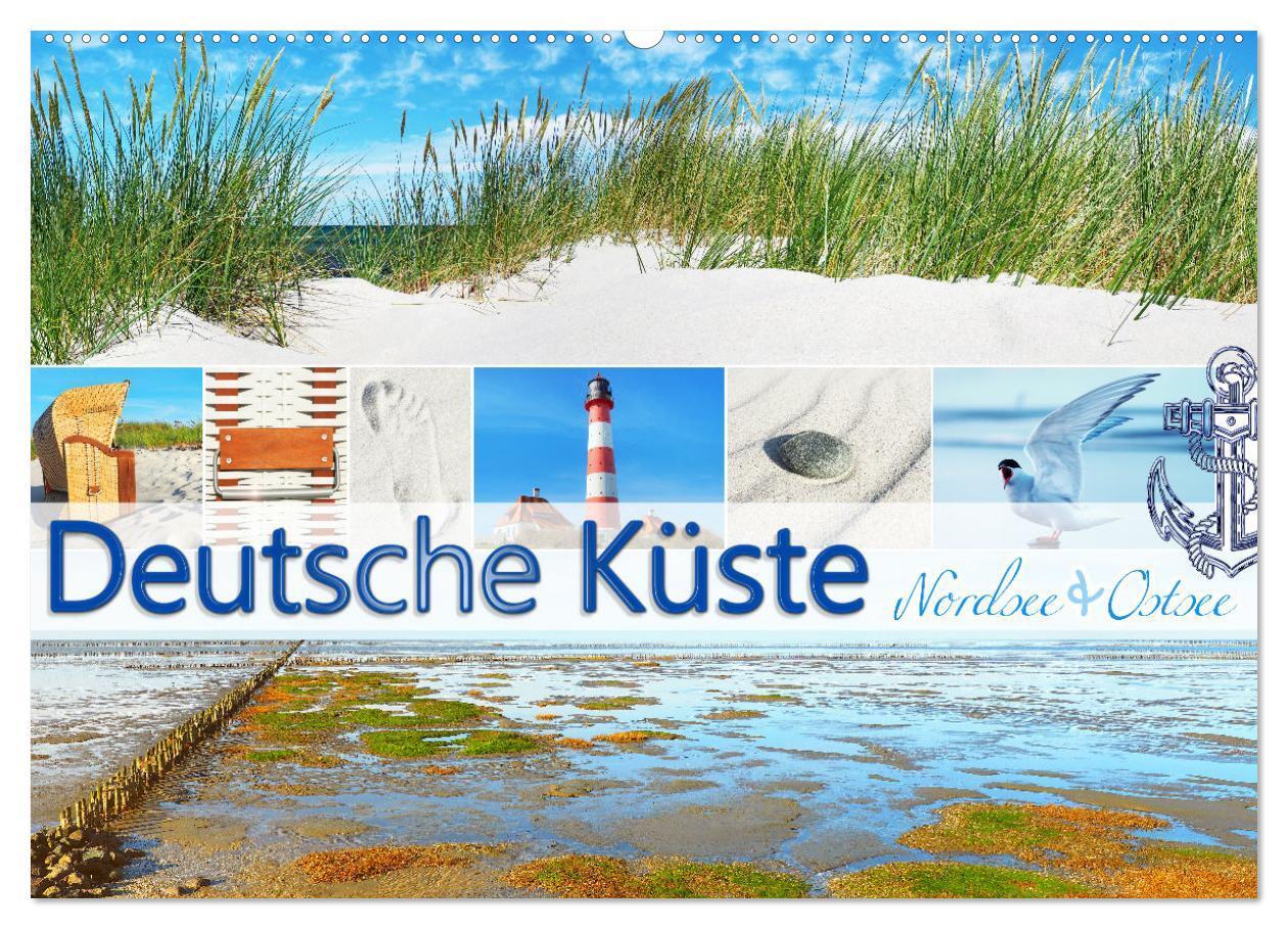 Cover: 9783675609617 | Deutsche Küste - Nordsee und Ostsee (Wandkalender 2024 DIN A2...