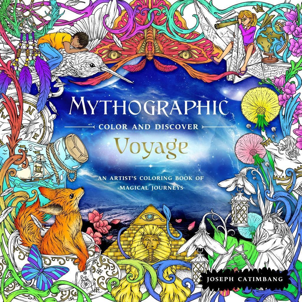 Cover: 9781250281791 | Mythographic Color and Discover: Voyage: An Artist's Coloring Book...