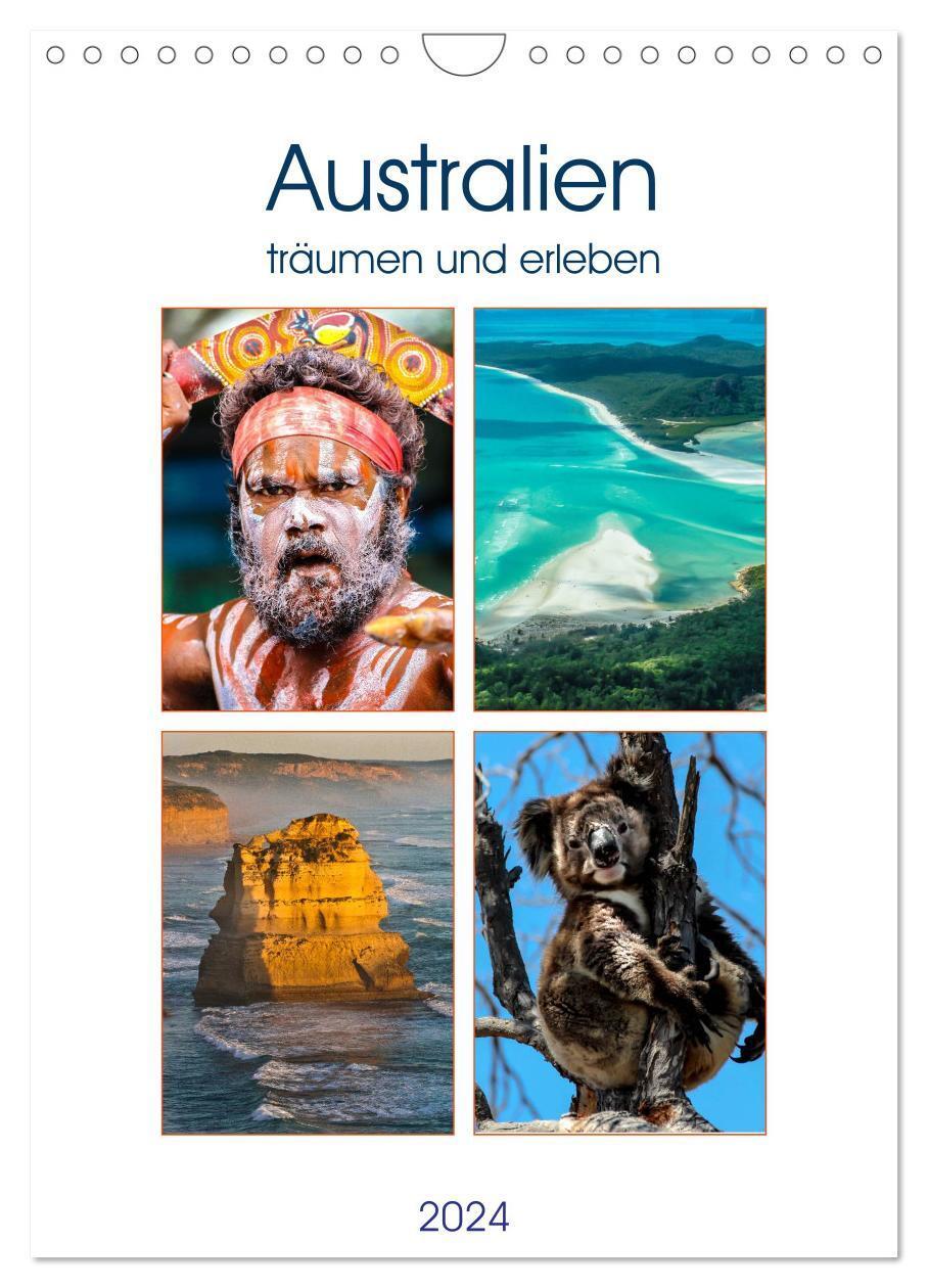 Cover: 9783383225413 | Australien träumen und erleben (Wandkalender 2024 DIN A4 hoch),...