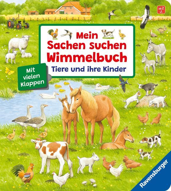Cover: 9783473419166 | Mein Sachen suchen Wimmelbuch: Tiere und ihre Kinder | Gernhäuser
