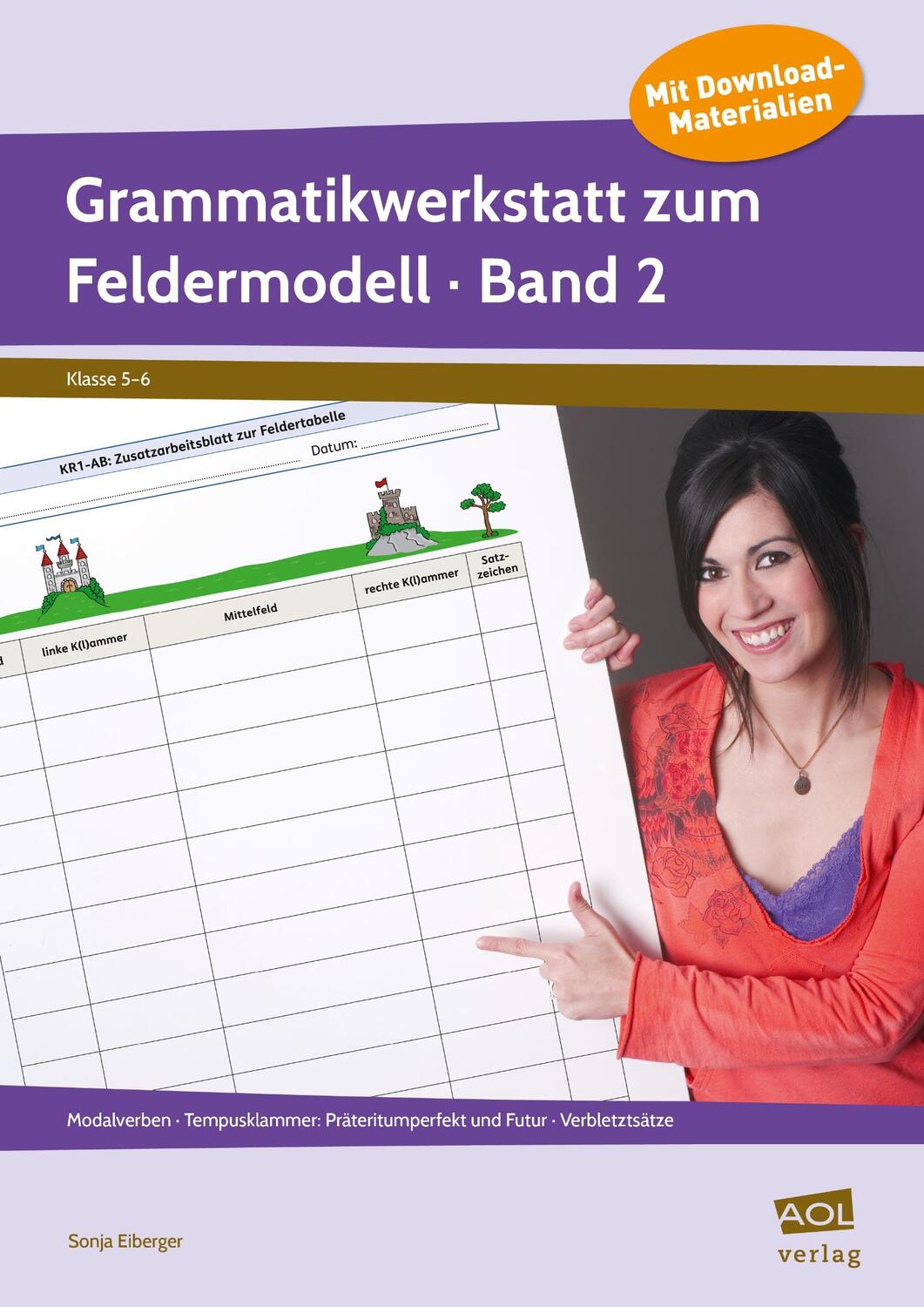 Cover: 9783403106388 | Grammatikwerkstatt zum Feldermodell (Sek) - Band 2 | Sonja Eiberger