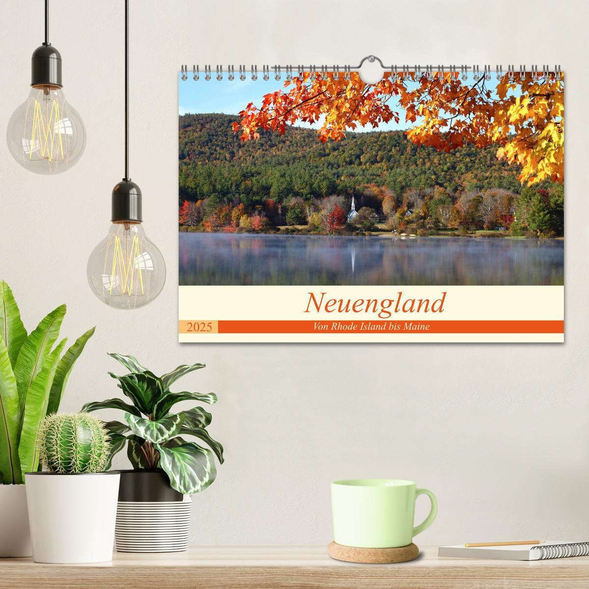 Bild: 9783435166930 | Neuengland - Von Rhode Island bis Maine (Wandkalender 2025 DIN A4...