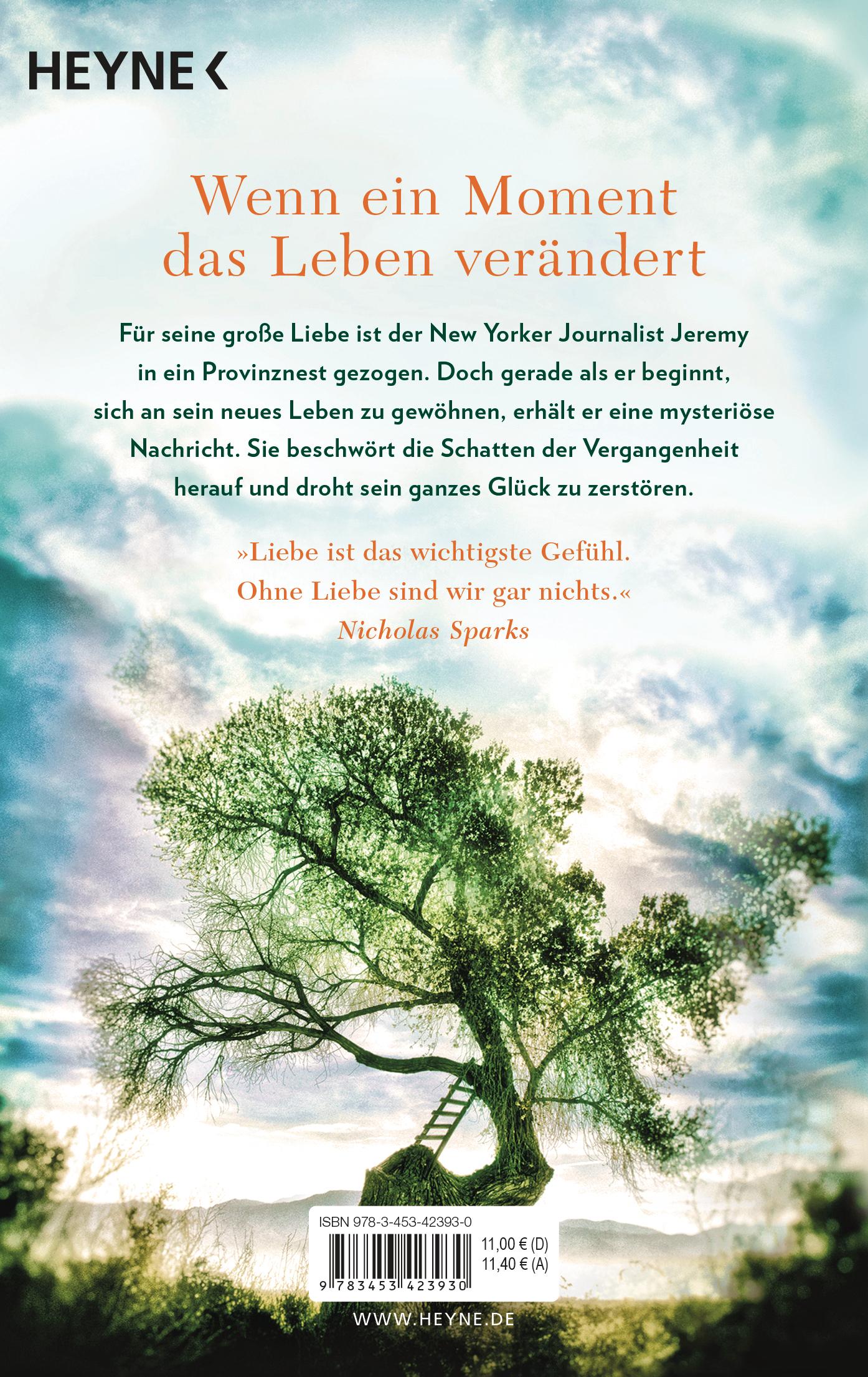 Bild: 9783453423930 | Das Wunder eines Augenblicks | Roman | Nicholas Sparks | Taschenbuch