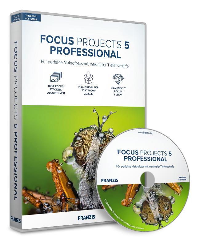 Cover: 4019631708199 | Focus projects 5 professional (Win) | CD-ROM | 4 S. | Deutsch | 2021