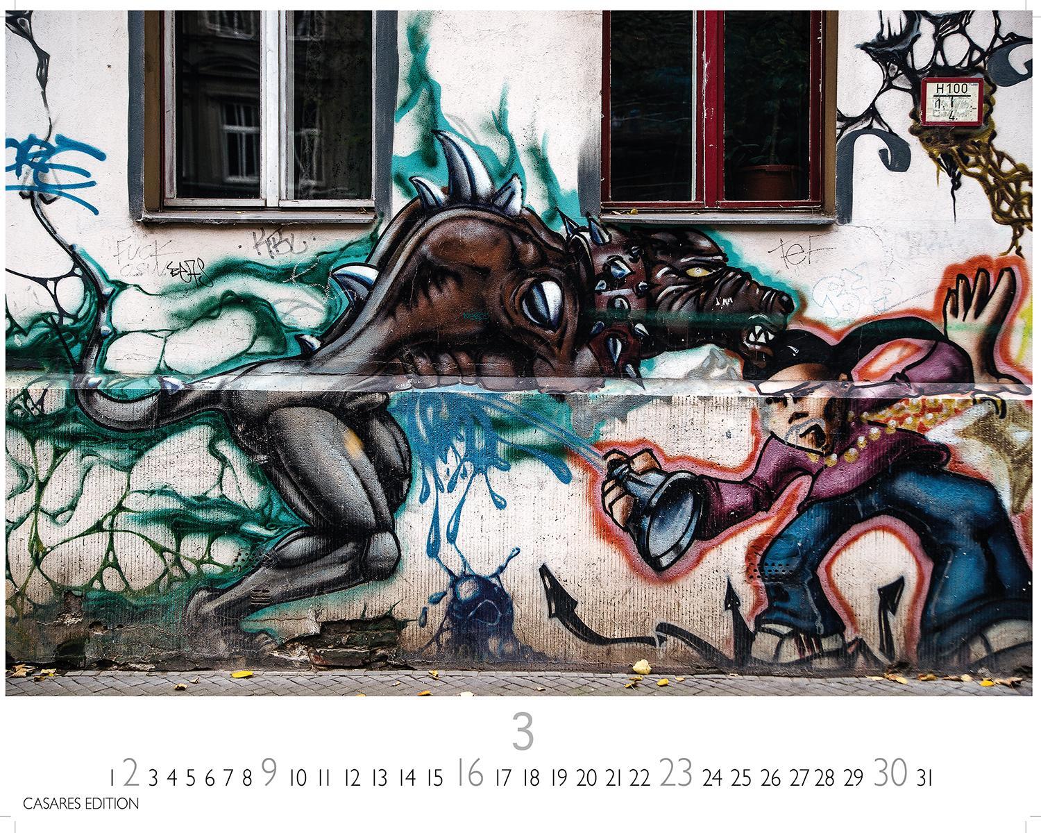 Bild: 9781835240946 | Berlin Street Art 2025 L 35x50cm | H. W. Schawe | Kalender | 14 S.