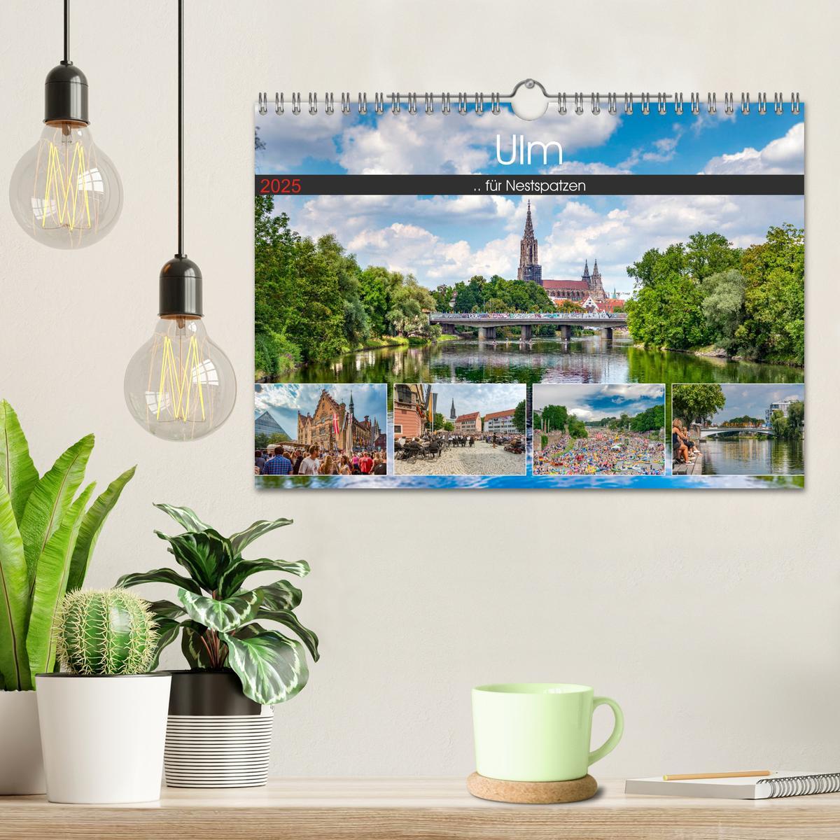 Bild: 9783435280308 | Ulm für Nestspatzen (Wandkalender 2025 DIN A4 quer), CALVENDO...