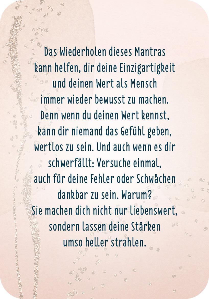 Bild: 9783845839516 | Dankbarkeitsmantras | 50 Kärtchen für mehr Zufriedenheit | Taschenbuch