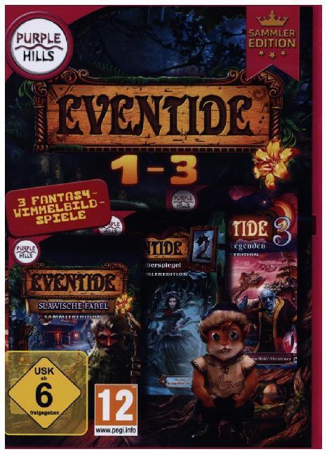 Cover: 4017404033844 | Eventide 1-3, 1 DVD-ROM (Sammleredition) | 3 Fantasy-Wimmelbild-Spiele