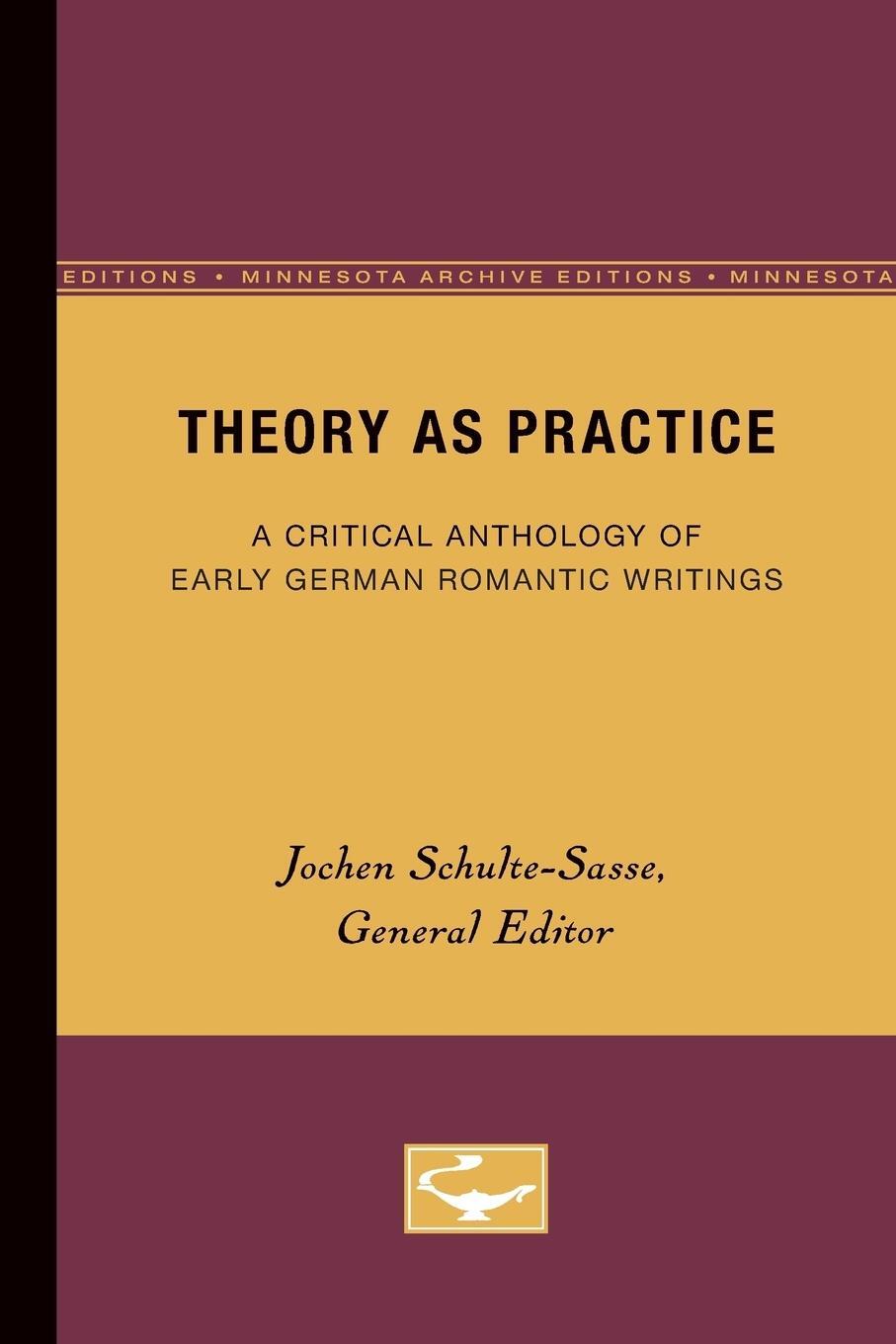 Cover: 9780816627790 | Theory as Practice | Jochen Schulte-Sasse | Taschenbuch | Paperback