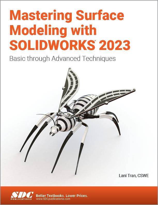 Cover: 9781630575618 | Mastering Surface Modeling with SOLIDWORKS 2023 | Lani Tran | Buch