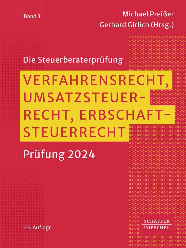 Cover: 9783791062143 | Verfahrensrecht, Umsatzsteuerrecht, Erbschaftsteuerrecht | Buch | 2024
