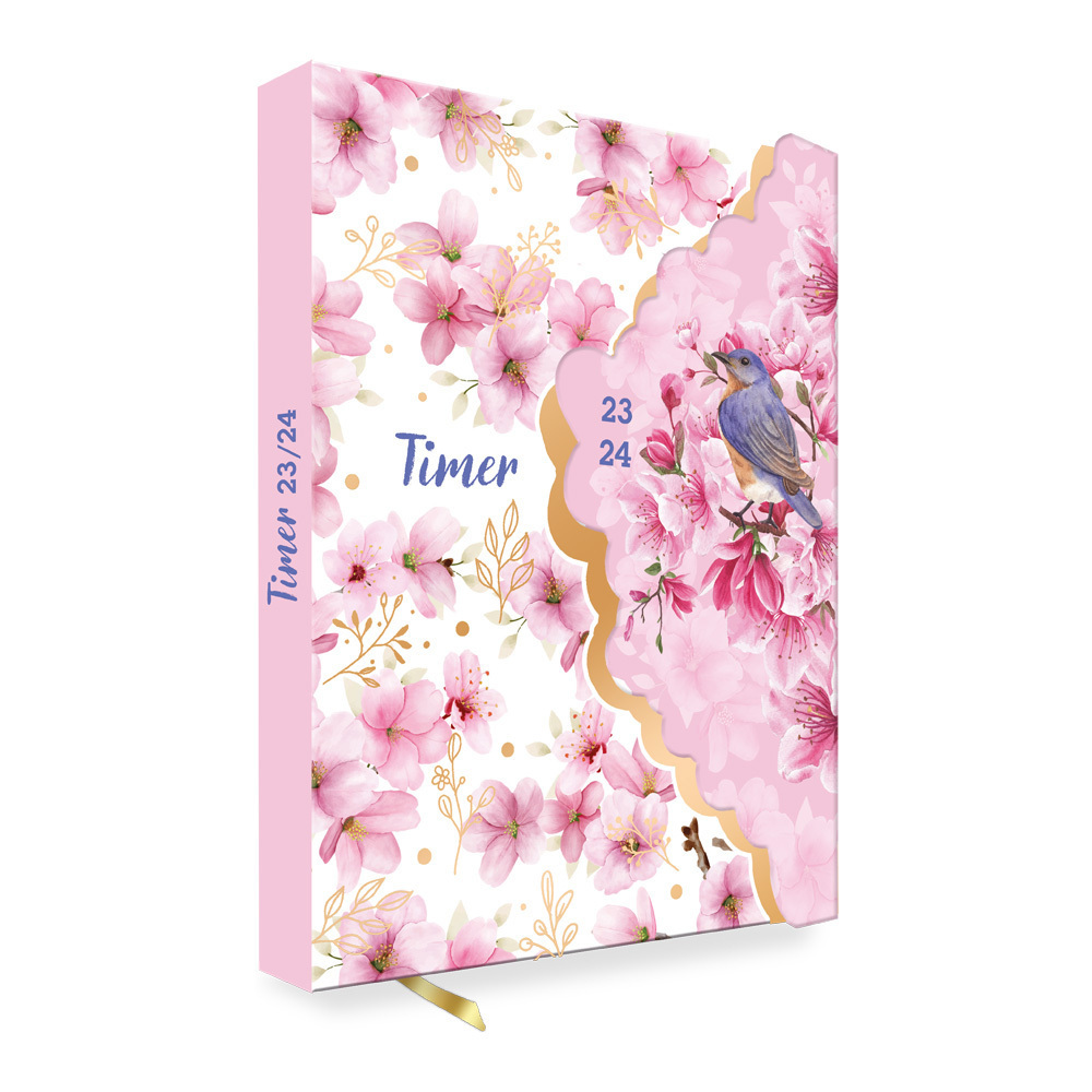 Cover: 9783965529052 | Trötsch Schülerkalender mit Klappe Flower 23/24 | Co.KG | Kalender