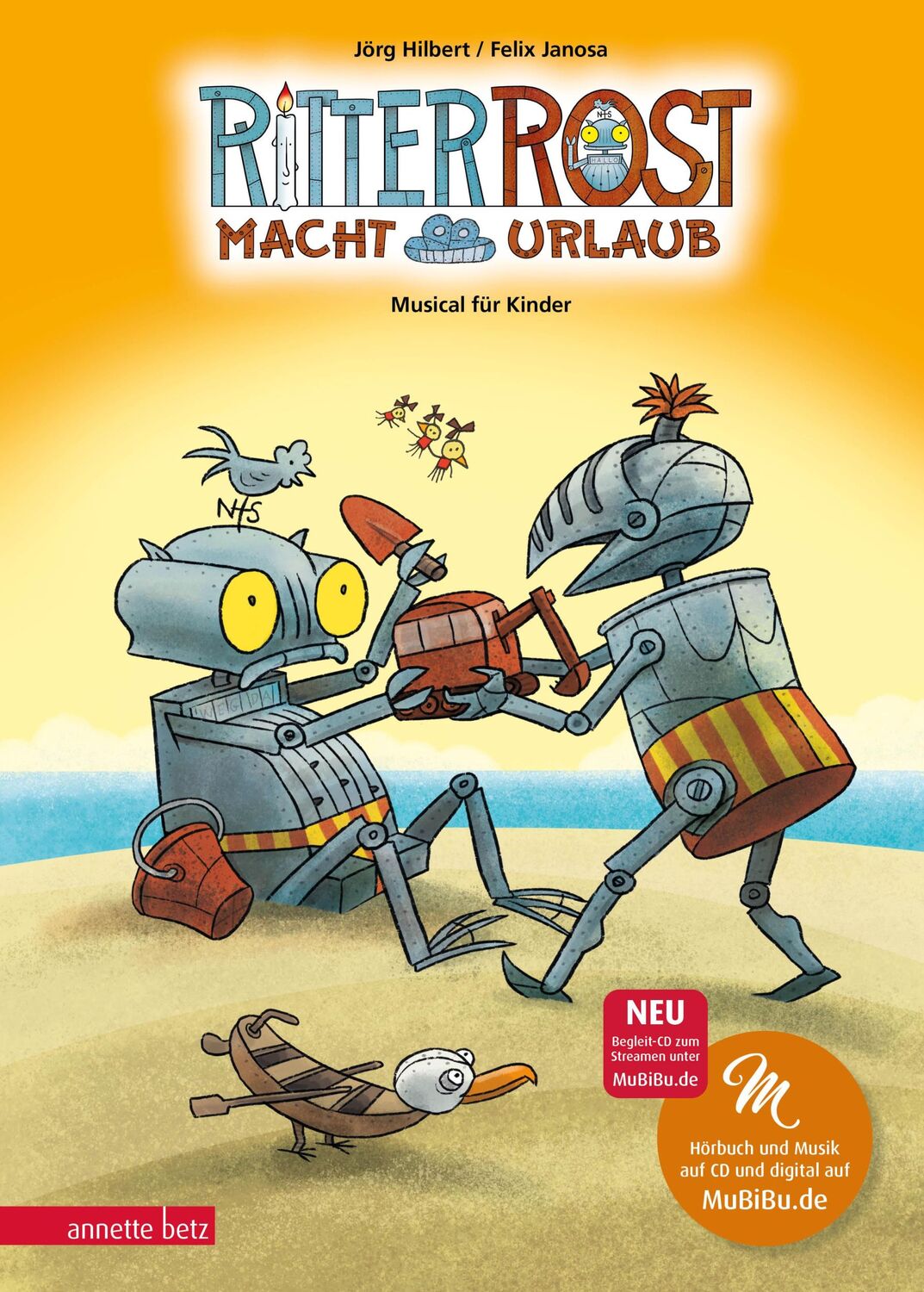 Cover: 9783219118346 | Ritter Rost 5: Ritter Rost macht Urlaub | Buch mit CD | Jörg Hilbert