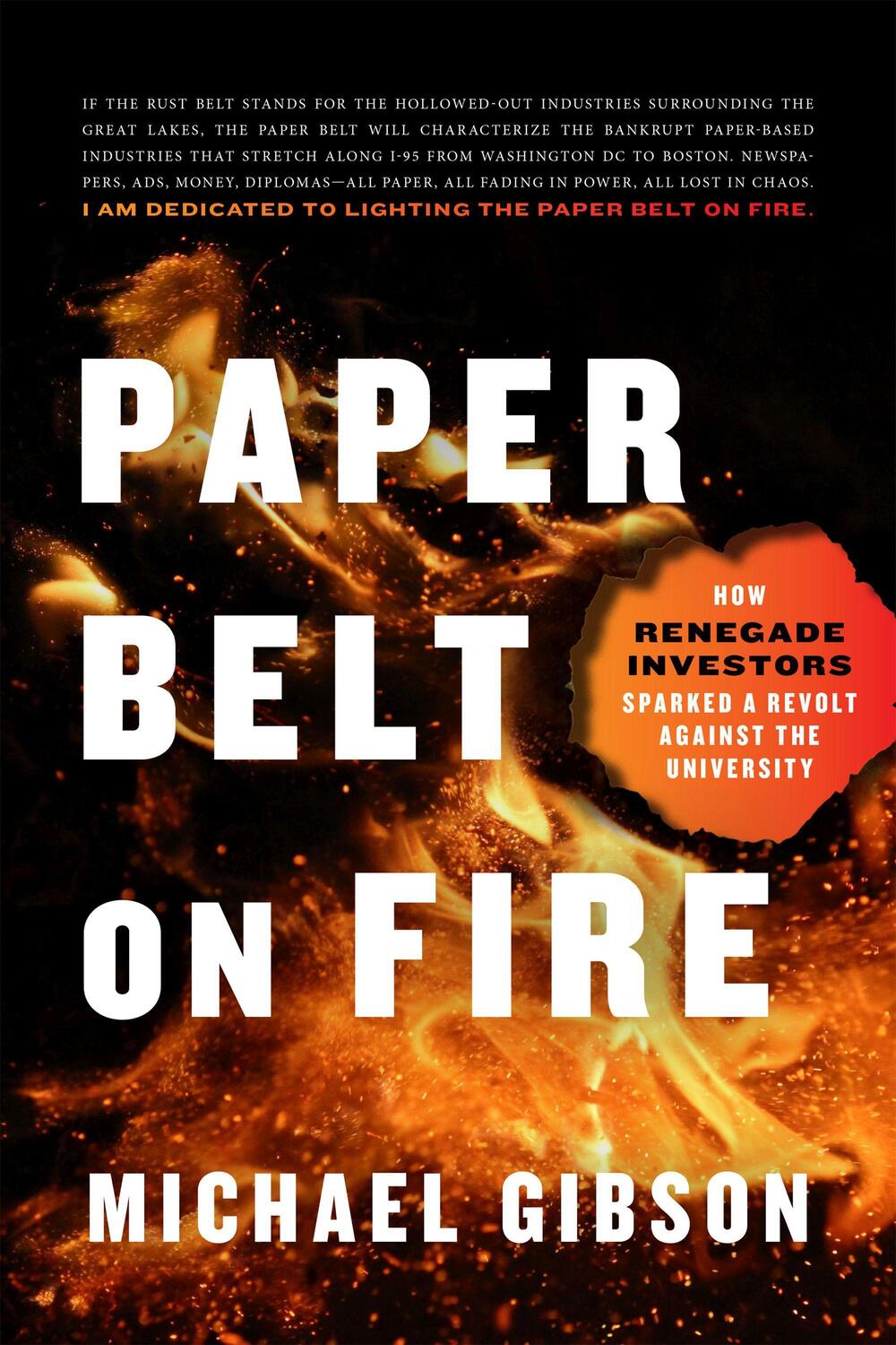 Cover: 9781641772457 | Paper Belt on Fire | The Fight for Progress in an Age of Ashes | Buch