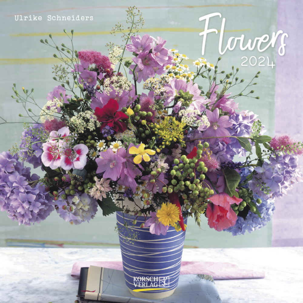 Cover: 9783731869184 | Flowers 2024 | Korsch Verlag | Kalender | Englisch Broschur | 13 S.