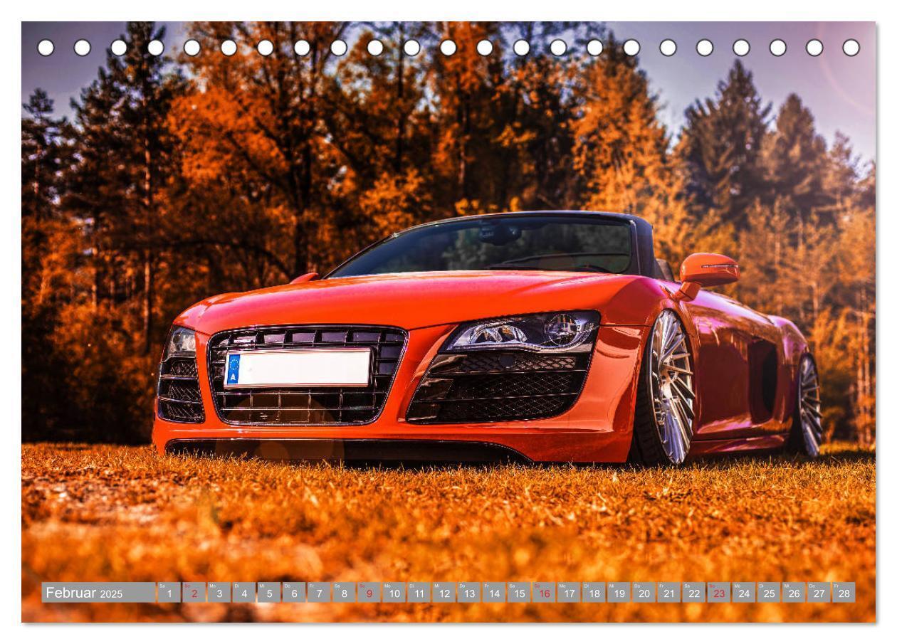 Bild: 9783435280216 | Tuning Cars (Tischkalender 2025 DIN A5 quer), CALVENDO Monatskalender