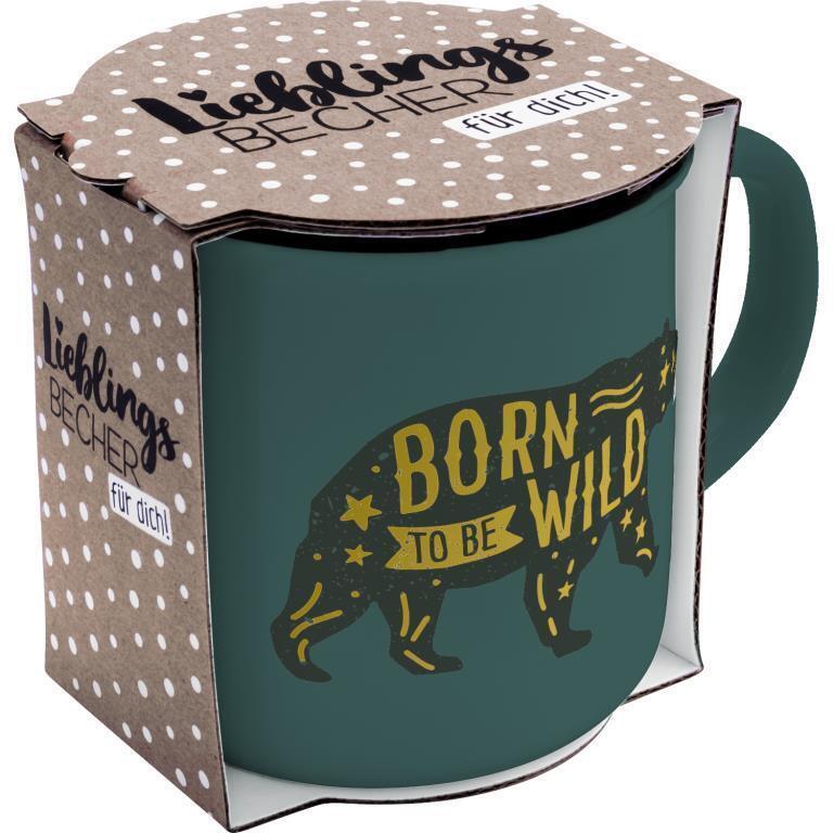 Bild: 4036018478940 | Becher Motiv Born to be wild, 35 cl | Stück | 2022 | sheepworld