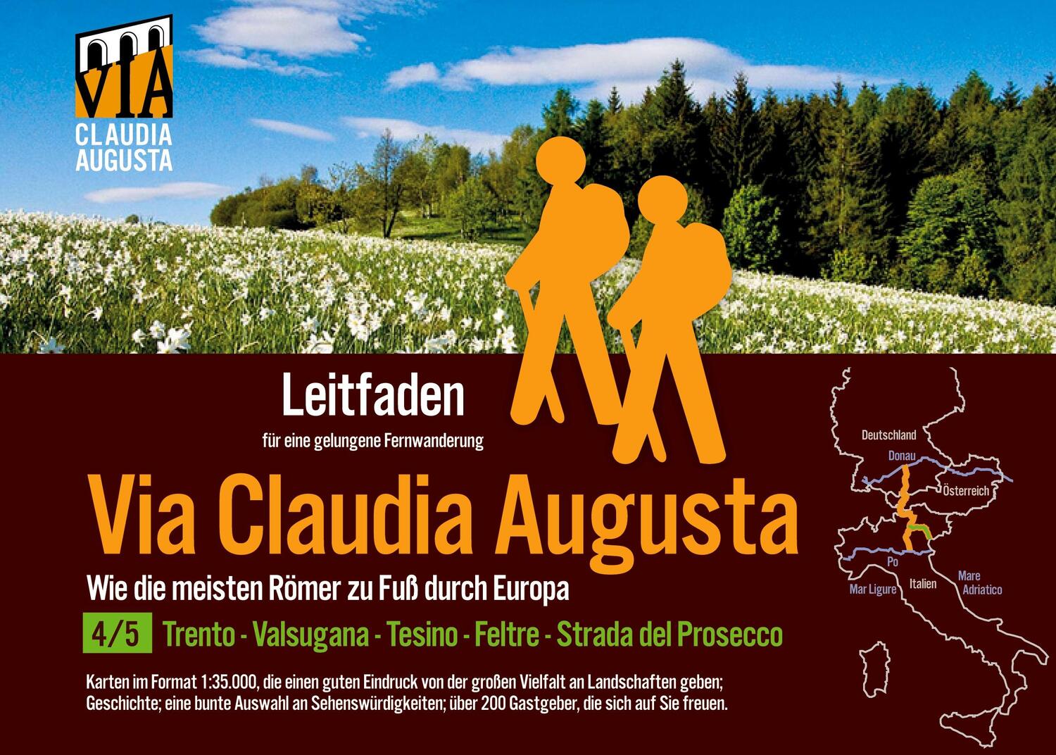 Cover: 9783751952064 | Fern-Wander-Route Via Claudia Augusta 4/5 Altinate | Tschaikner | Buch
