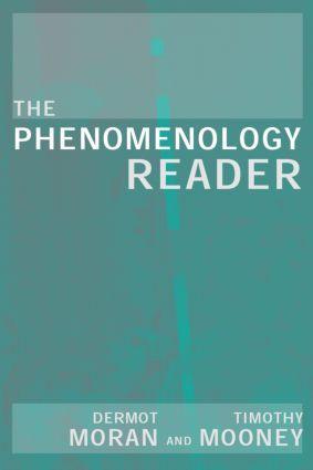 Cover: 9780415224222 | The Phenomenology Reader | Tim Mooney (u. a.) | Taschenbuch | Englisch