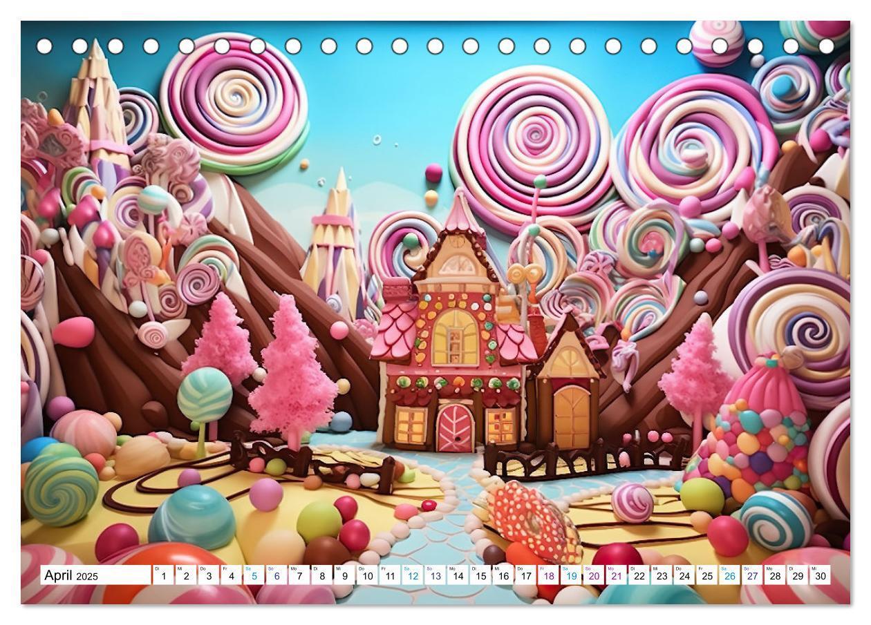 Bild: 9783383814747 | Zuckerträume im Candyland (Tischkalender 2025 DIN A5 quer),...