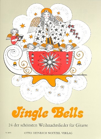 Cover: 9790204534159 | Jingle Bells | 24 der schönsten Weihnachtslieder für Gitarre - Noten