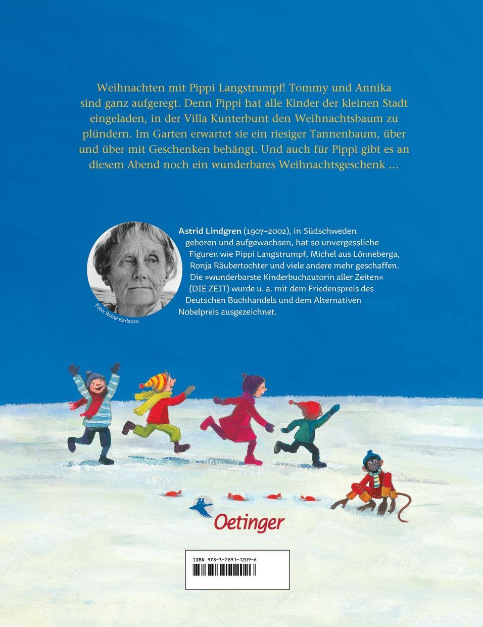 Rückseite: 9783789112096 | Pippi plündert den Weihnachtsbaum | Astrid Lindgren | Buch | 32 S.