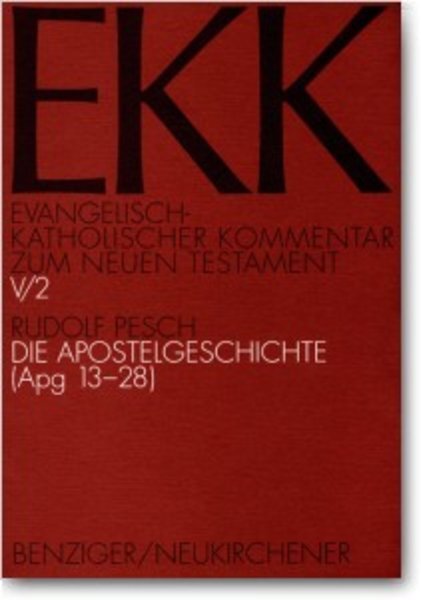 Cover: 9783545231139 | Die Apostelgeschichte. Tl.2 | Apg 13-28 | Rudolf Pesch | Patmos Verlag