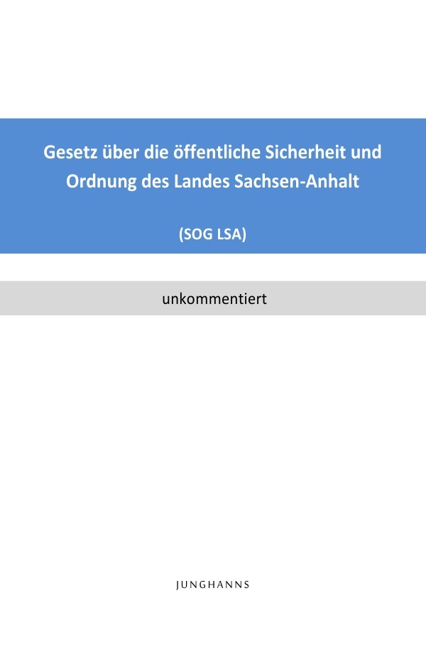 Cover: 9783746770932 | Gesetz über die öffentliche Sicherheit und Ordnung des Landes...