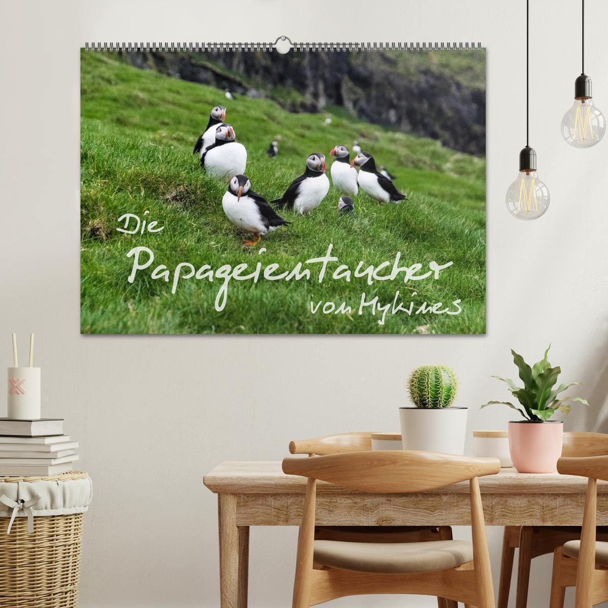 Bild: 9783435537877 | Die Papageientaucher von Mykines (Wandkalender 2025 DIN A2 quer),...