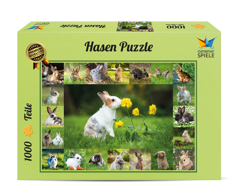 Cover: 4260472860595 | Hasen Puzzle | 1000 Teile | Tanja Philippeit | Spiel | Deutsch | 2021