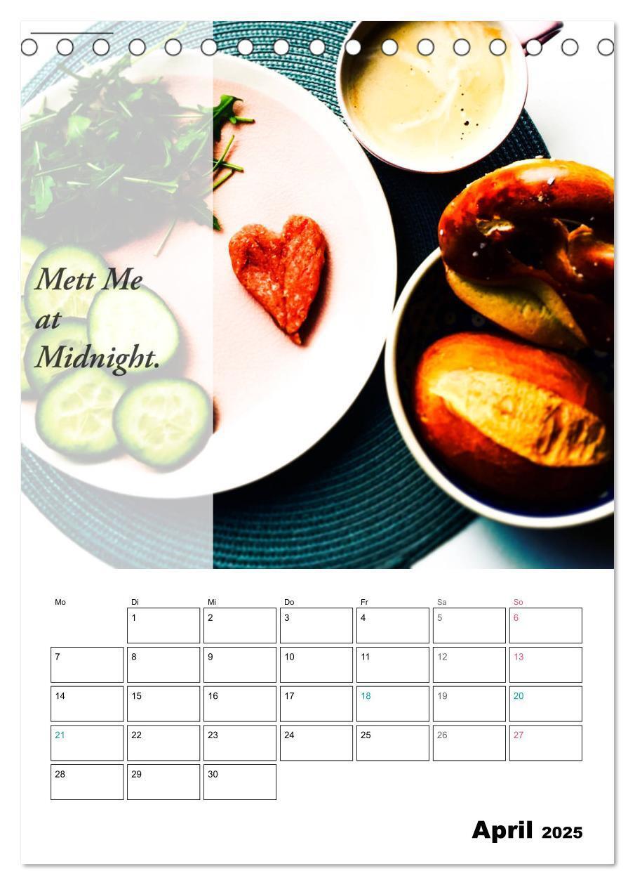 Bild: 9783435949434 | Mettkalender - Spread Some Mett. (Tischkalender 2025 DIN A5 hoch),...