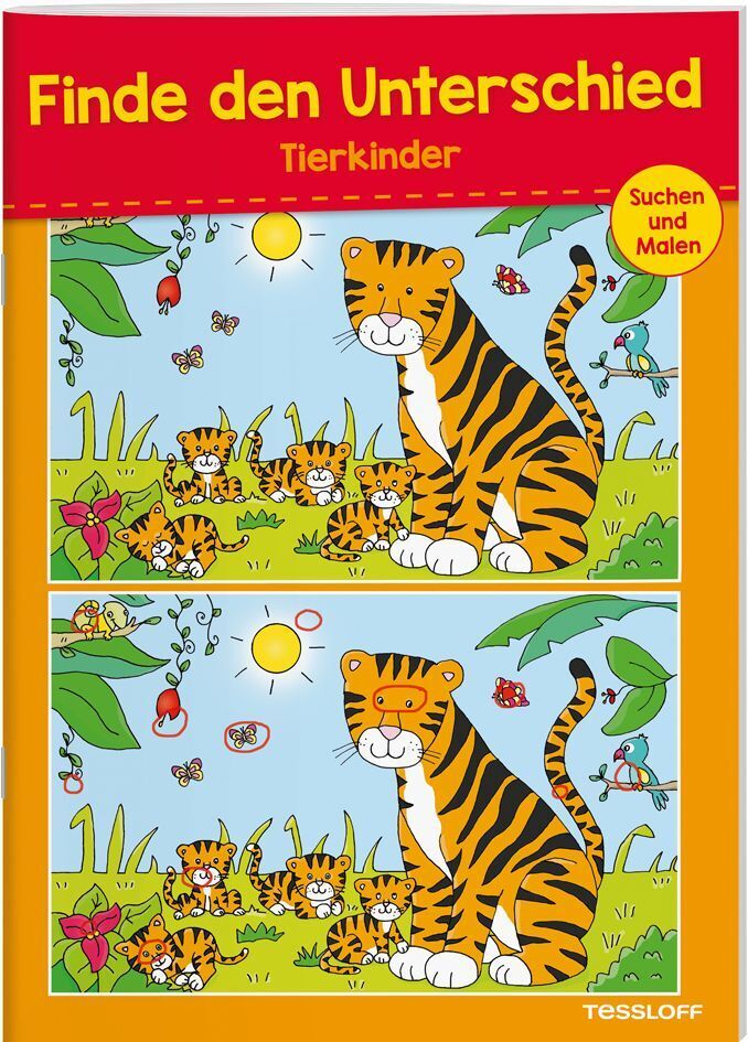 Cover: 9783788639662 | Finde den Unterschied Tierkinder | Sandra Schmidt | Taschenbuch | 2018