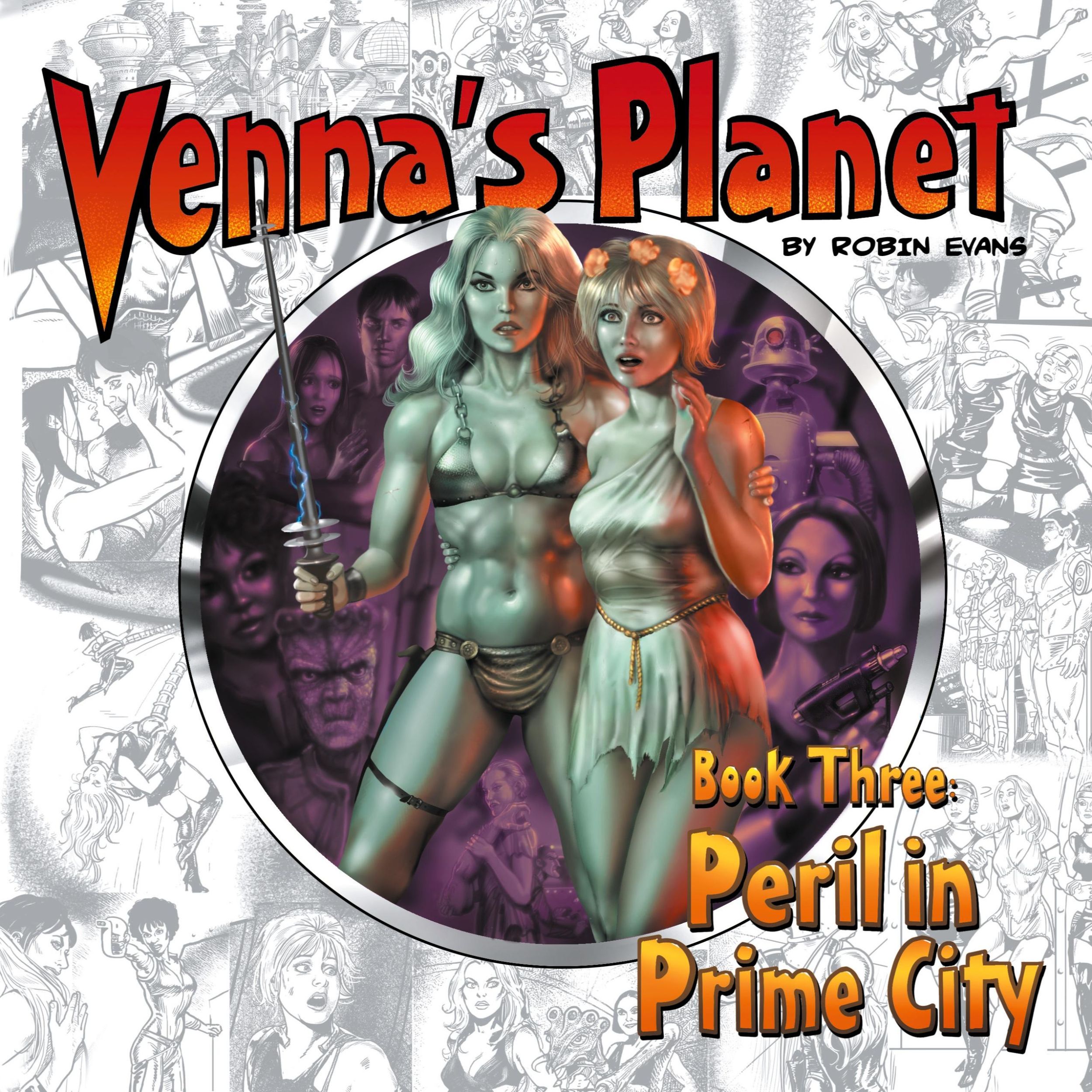 Cover: 9781789824988 | Venna's Planet Book Three | Peril in Prime City | Robin Evans | Buch