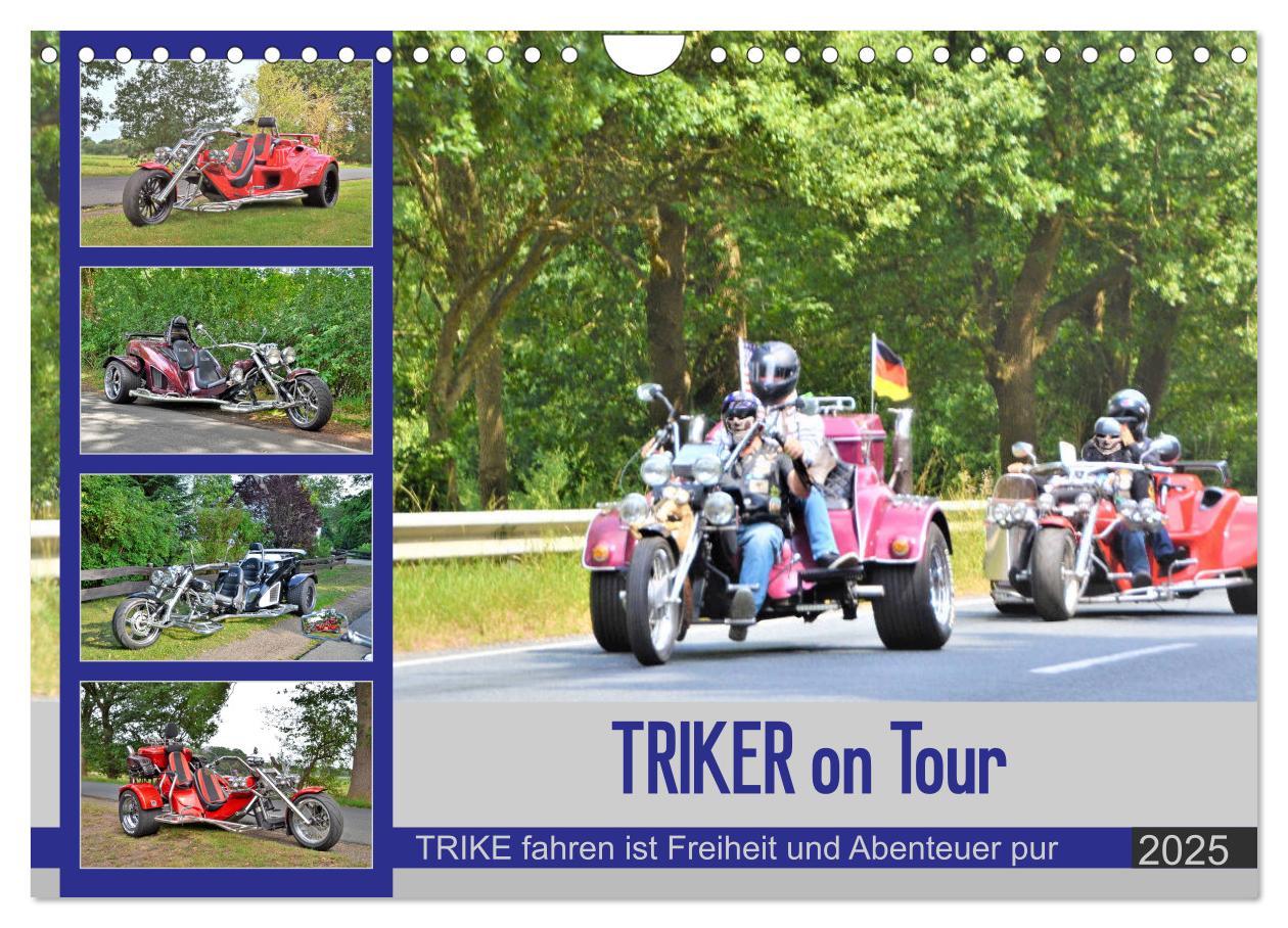 Cover: 9783435208975 | TRIKER on Tour (Wandkalender 2025 DIN A4 quer), CALVENDO...