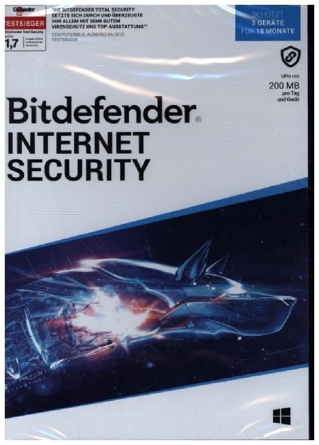 Cover: 9783828747609 | Bitdefender Internet Security 2021 3 Geräte / 18 Monate, Code in a Box