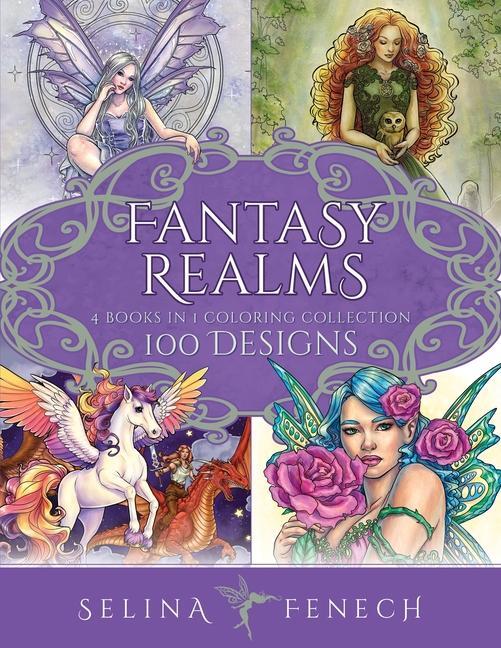 Cover: 9781922390790 | Fantasy Realms Coloring Collection: 100 Designs | Selina Fenech | Buch